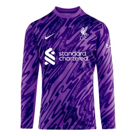 Liverpool Maalivahti Violetti 2024-25 - Jalkapallo Pelipaidat (L/S)